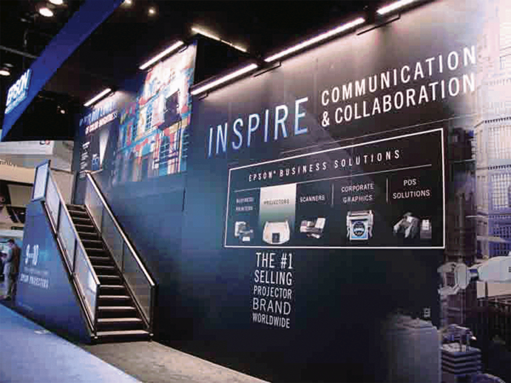 InfoComm booth wall graphics