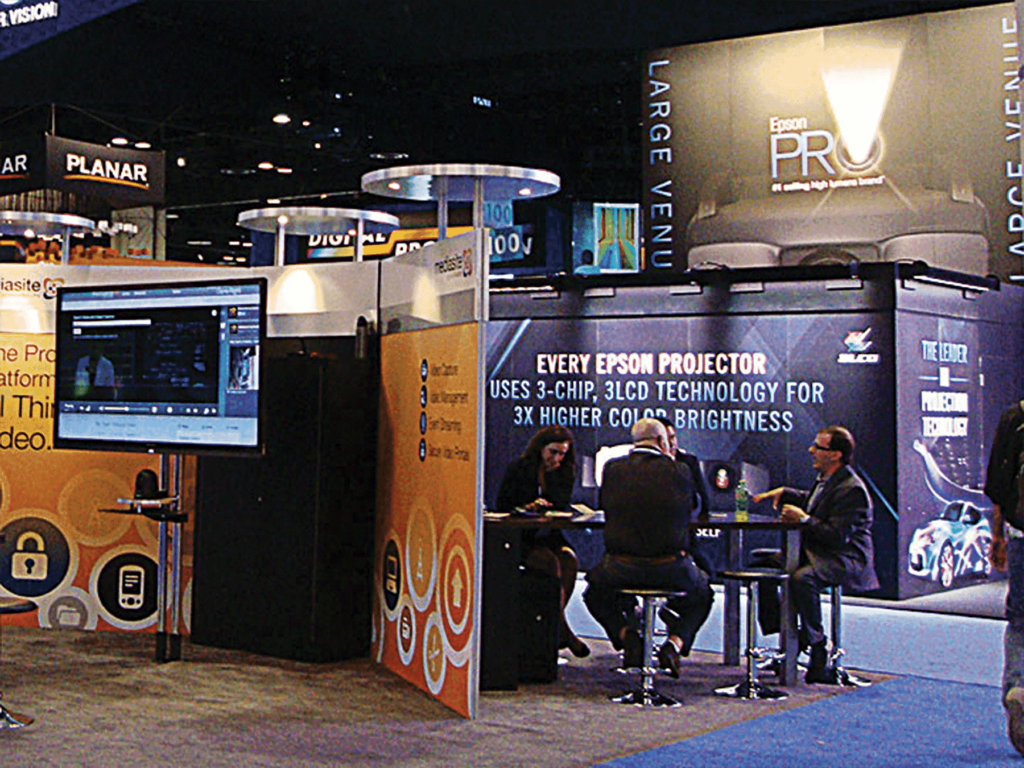 InfoComm booth wall graphics