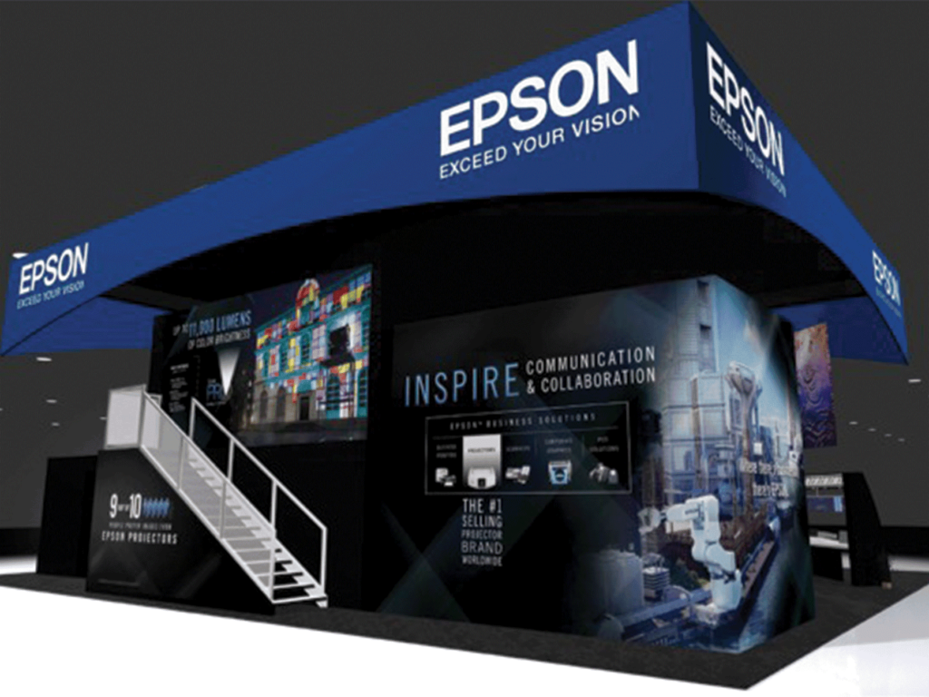 InfoComm booth mockup